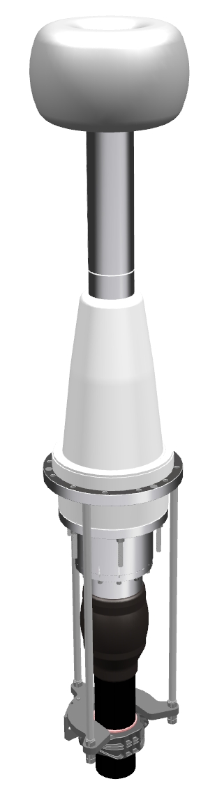 Муфта кабельного ввода с сухим исполнением для трансформатора 132 кВ