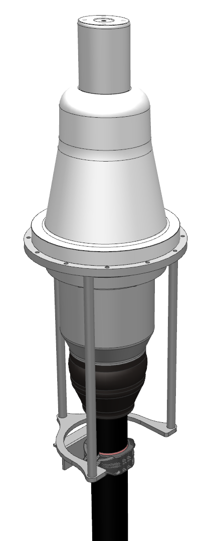 Муфта кабельного ввода с сухим исполнением для КРУЭ 220 кВ