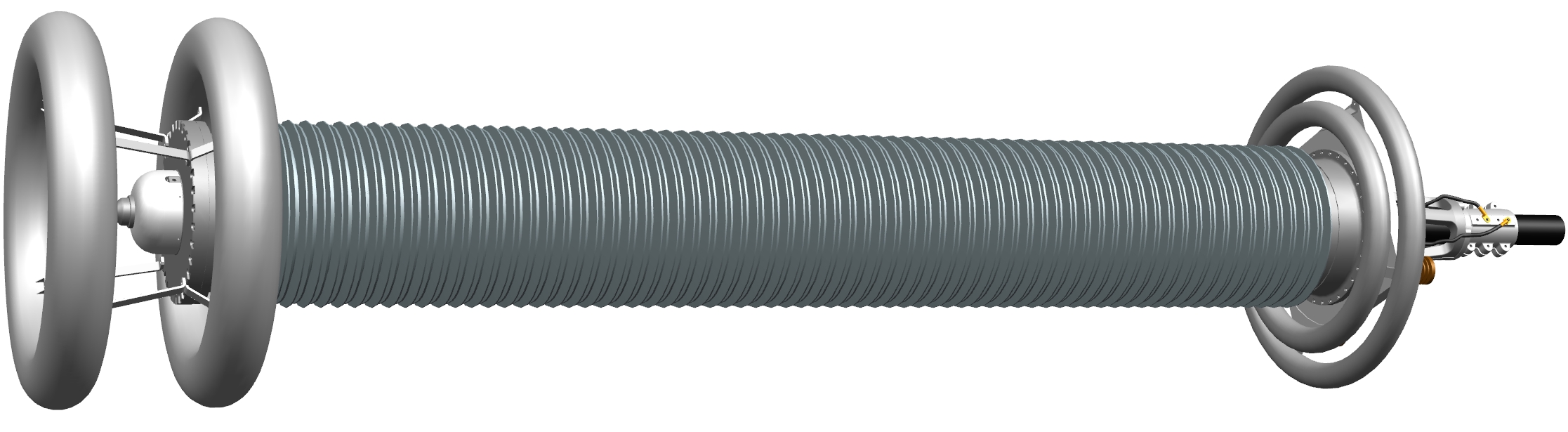 Муфта концевая маслонаполненная с композитным изолятором 330 кВ