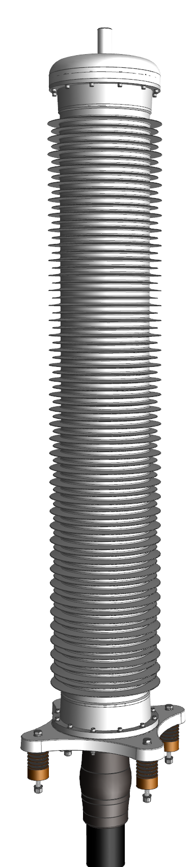 Муфта концевая маслонаполненная с композитным изолятором 220 кВ