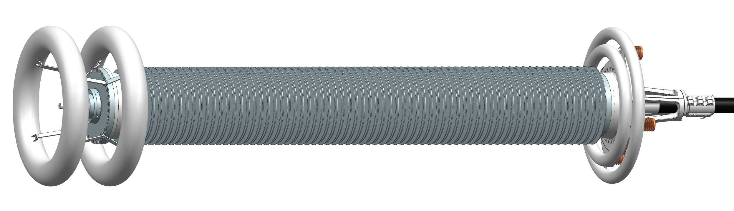 Муфта концевая маслонаполненная с композитным изолятором 500 кВ